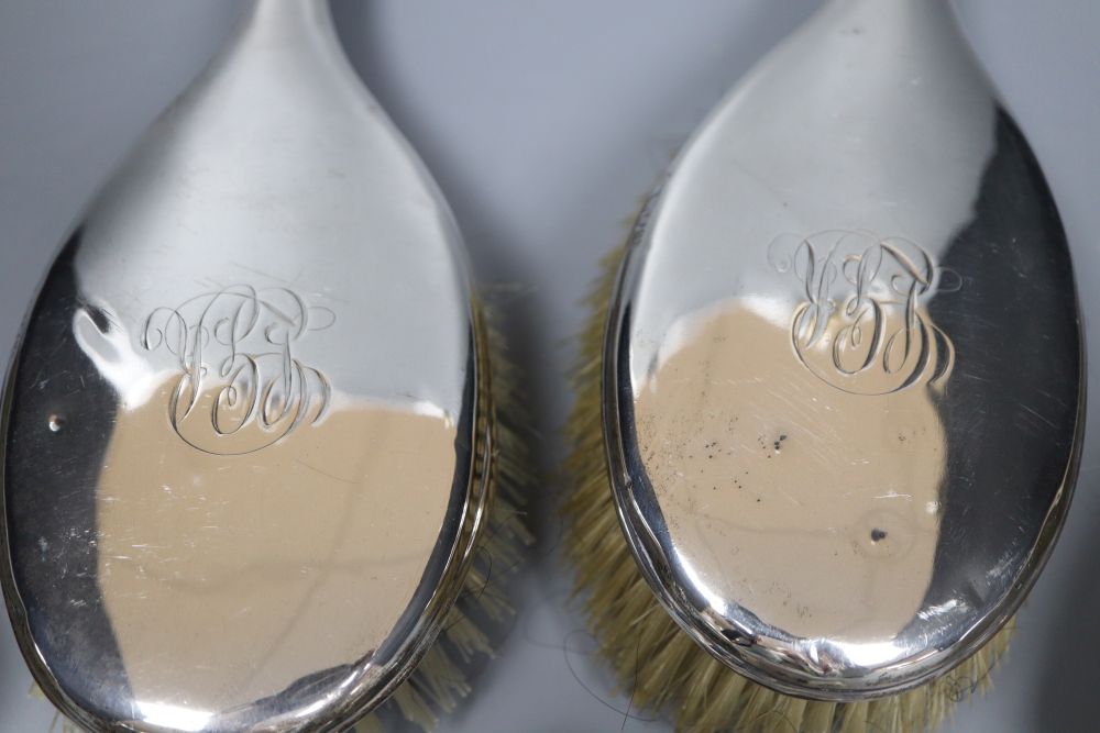 small silver dressing table set